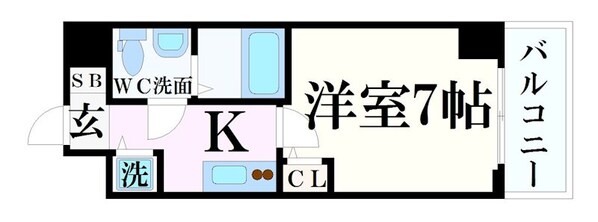 元町駅 徒歩7分 2階の物件間取画像